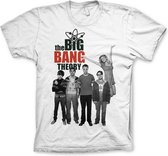 The Big Bang Theory Heren Tshirt -S- Cast Wit