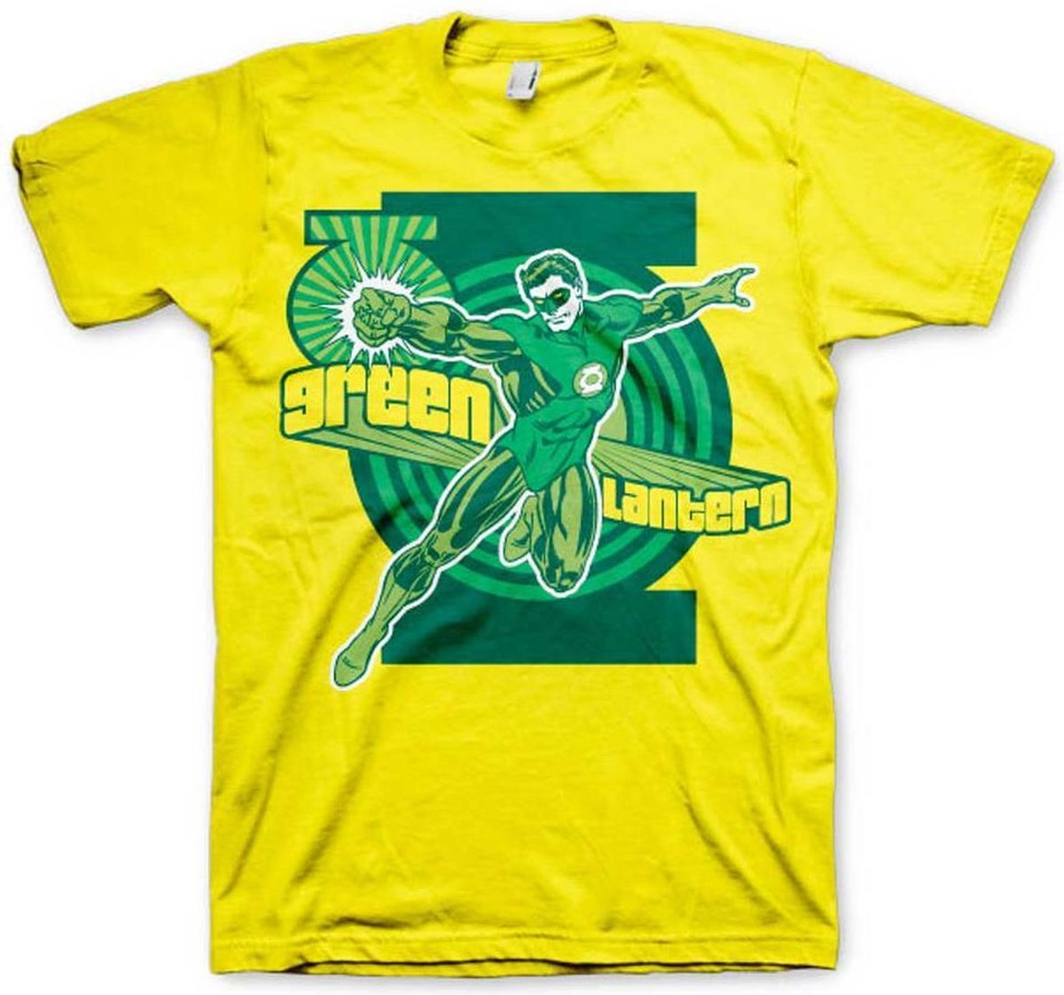 DC Comics Green Lantern Heren Tshirt -S- Classic Geel