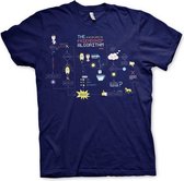 The Big Bang Theory Heren Tshirt -2XL- The Friendship Minions Algorithm Blauw