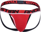 Andrew Christian Fly Jock w/ Almost Naked Rood - MAAT XS - Heren Ondergoed - Jockstrap voor Man - Mannen Jock