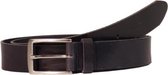 Heren riem leer 3,5 cm Donker blauw, bandmaat 105