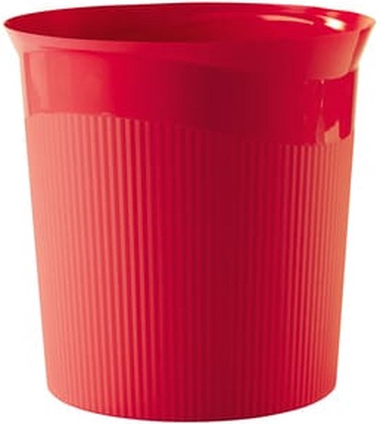 HAN papierbak - Re-LOOP - 13 liter - rond - rood - 100% gerecycled - HA-18148-917