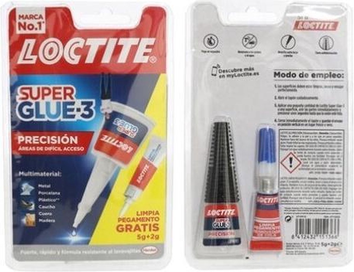 Loctite Lijm En Lijmverwijderaar Superglue3 5 Gram 2delig