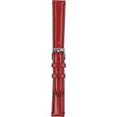 Morellato Horlogebandje - Morellato horlogeband X3495 Ligabue - leer - Rood - bandbreedte 16.00 mm