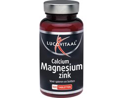 Lucovitaal Calcium Magnesium Zink Voedingssupplement - 100 tabletten