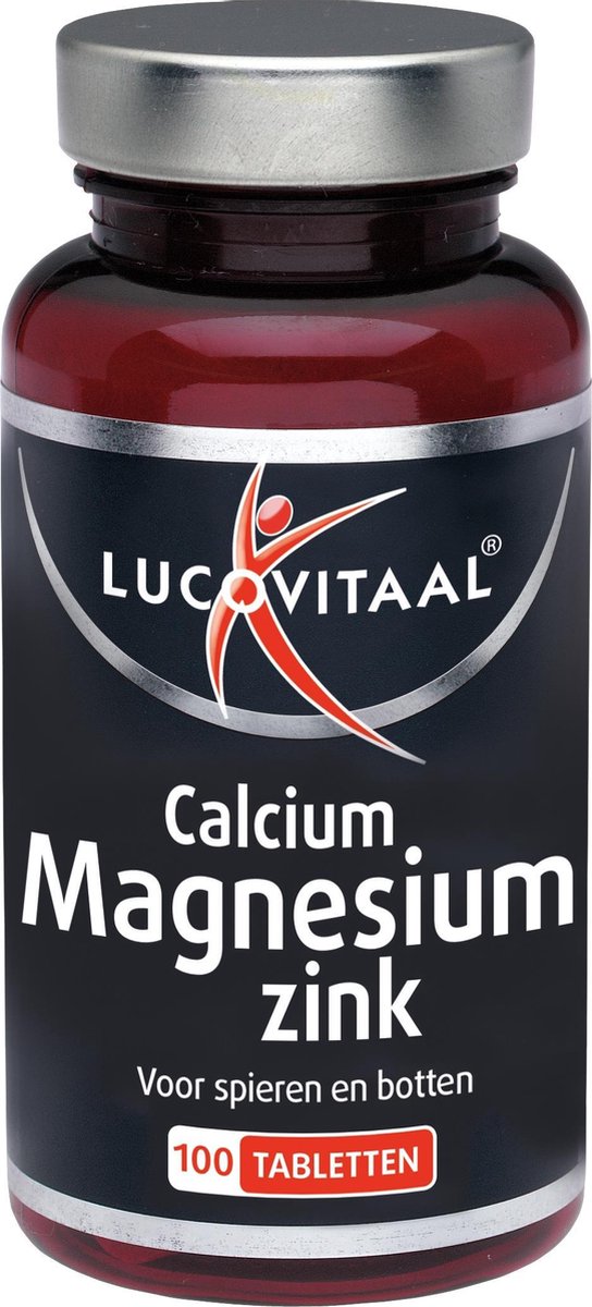 Goedkoopste Lucovitaal Calcium Magnesium Zink Voedingssupplement - 100 tabletten