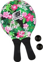 SUNFLEX BEACHBALL SET TROPICAL FLOWER