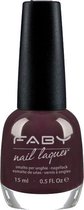 Faby ​​​​​​​nagellak Velvet Touch Dames 15 Ml Vegan Donkerbruin