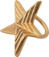 PTMD  christmas alu raw servetring ster goud