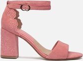 Tamaris Sandalen met hak roze - Maat 38