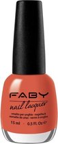 Faby Nagellak Lobster Salad Dames 15 Ml Vegan Oranje/rood