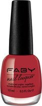 Faby Nagellak Fabylicious Dames 15 Ml Vegan Rood