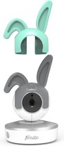Alecto DIVM-EARS - Couverture a la forme d'oreilles de lapin pour DIVM-850, gris/vert