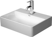 Duravit DuraSquare Fontein 45x35 cm Wit WonderGliss  1 kraangat