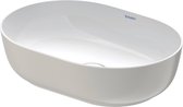 Duravit Luv waskom 50x35x14cm Wit/Mat grijs