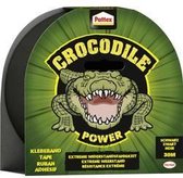 Pattex Crocodile Power Tape - Duckt tape - Waterdicht - Extreem sterk - 50mmx30m - Zwart - Premium Grip