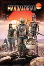 Affiche Star Wars The Mandalorian Group 61x91.5cm