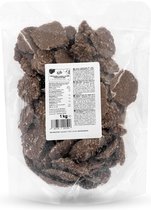 KoRo | Vegan hazelnoot crisps in pure chocolade 1 kg