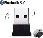 Bluetooth Adapter  - USB Dongle - Bluetooth 5.0 - USB Stick - Plug and Play - Zwart