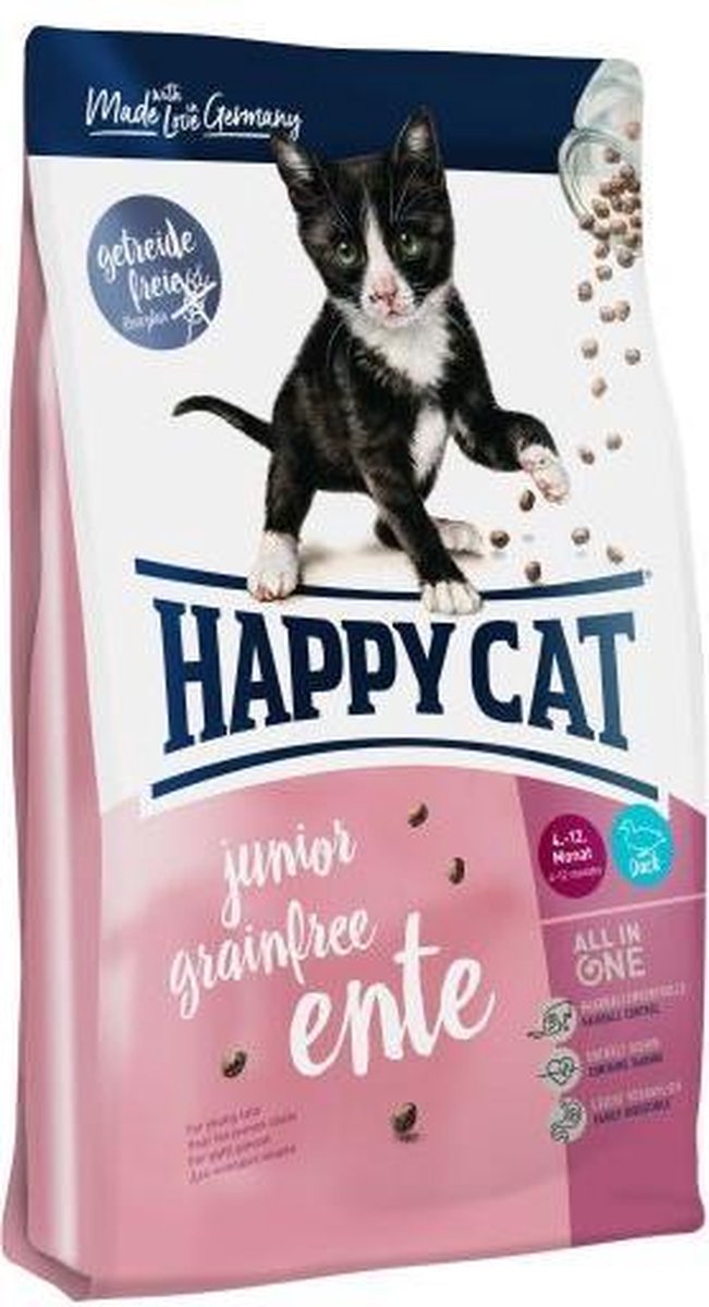 Happy Cat Happy Cat Junior Kattenvoer - Eend - 300 g