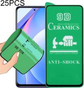 Voor Xiaomi Mi 10T Lite 5G 25 PCS 9D Volledig scherm Volledige lijm keramische film