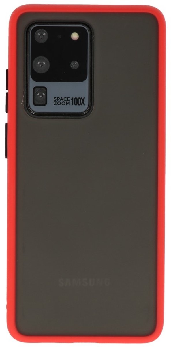Samsung Galaxy S20 Ultra Hoesje Hard Case Backcover Telefoonhoesje Rood
