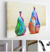 Decorative colorful pears - Modern Art Canvas - Horizontal - 281077499 - 40*30 Horizontal