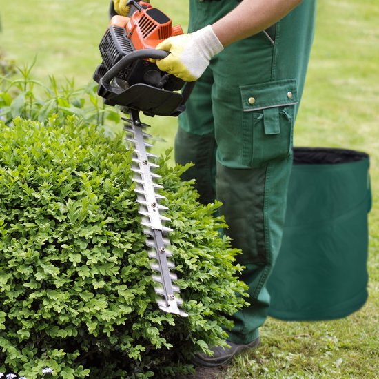 Relaxdays tuinafvalzak pop up - set van 3 - 160 liter - Ø 55 cm - voor onkruid - groen van Relaxdays — afbeelding 4