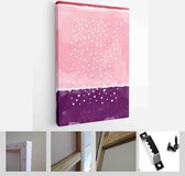 Set of Abstract Hand Painted Illustrations for Postcard, Social Media Banner, Brochure Cover Design or Wall Decoration Background - Modern Art Canvas - Vertical - 1883932735 - 80*6