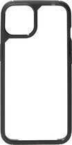 Mobiparts Rugged Clear Case geschikt voor Apple iPhone 13 - Zwart Transparant