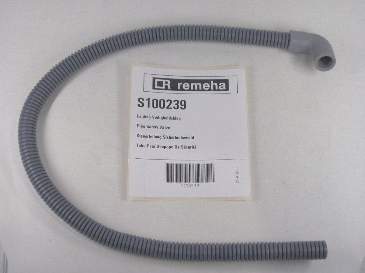 Remeha Tzerra(Plus) leiding veiligheidsklep
