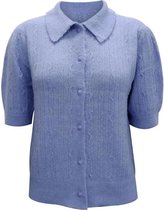 Vero Moda Blouse Vmpetrine  2/4 Shirt Collar Cardiga 10251521 Grapemist Dames Maat - L