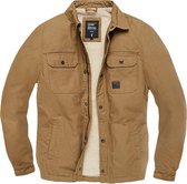 Vintage Industries Dean Sherpa Dark Tan Winterjas Heren