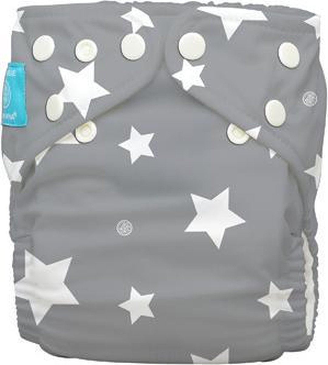 Goedkoopste Charlie Banana Twinkle Little Star White - Wasbare Luier One Size Hybride AIO