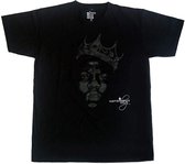 Biggie Smalls Heren Tshirt -M- Green Crown Zwart