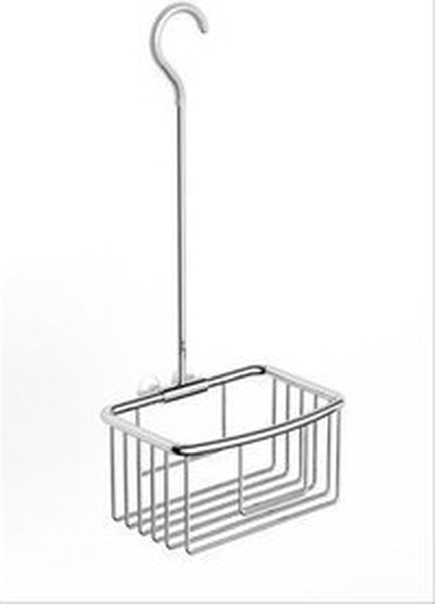 Nemo Spring Sano hoekdouchemand enkel 360 x 160 x 110 mm messingroestvrij staal verchroomd