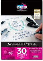 Zieler A4 Calligraphy Block - Parchement Style