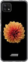 6F hoesje - geschikt voor Samsung Galaxy A22 5G -  Transparant TPU Case - Butterscotch Blossom #ffffff