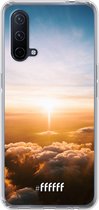 6F hoesje - geschikt voor OnePlus Nord CE 5G -  Transparant TPU Case - Cloud Sunset #ffffff