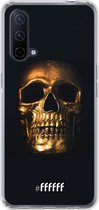 6F hoesje - geschikt voor OnePlus Nord CE 5G -  Transparant TPU Case - Gold Skull #ffffff