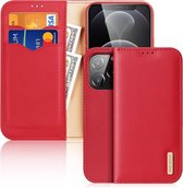 iPhone 13 Pro Hoesje - Dux Ducis Hivo Wallet Case - Rood