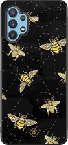 Samsung A32 5G hoesje - Bee yourself | Samsung Galaxy A32 5G case | Hardcase backcover zwart