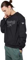 Reebok Als geweven bemanning Sweatshirt Mannen zwart XL