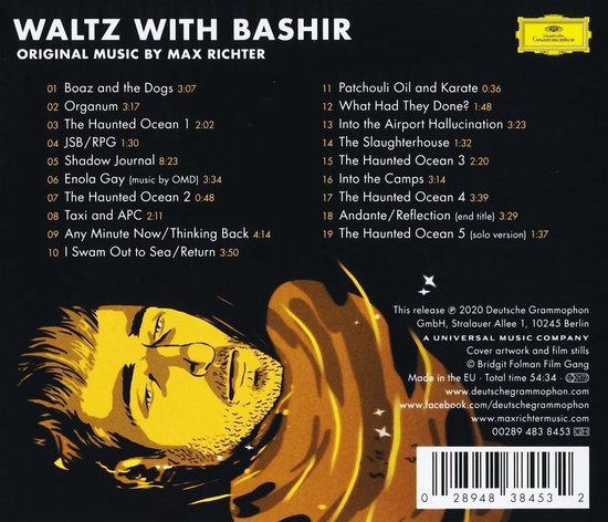 Max Richter - Waltz With Bashir (CD) (Original Soundtrack)