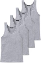 Schiesser Heren onderhemd 4 pack Cotton Essentials Authentic