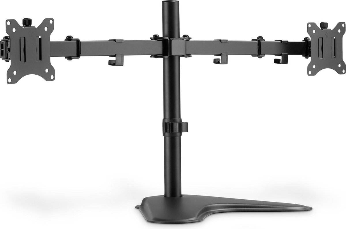 Schermtafel Support Digitus DIGITUS Soporte de monitor universal dual Zwart 32