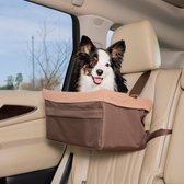 PetSafe Happy Ride™ Booster Seat - Autostoel voor kleine honden - Zitverhoger voor in de auto - Verkrijgbaar in 3 maten - Kleur bruin - Medium