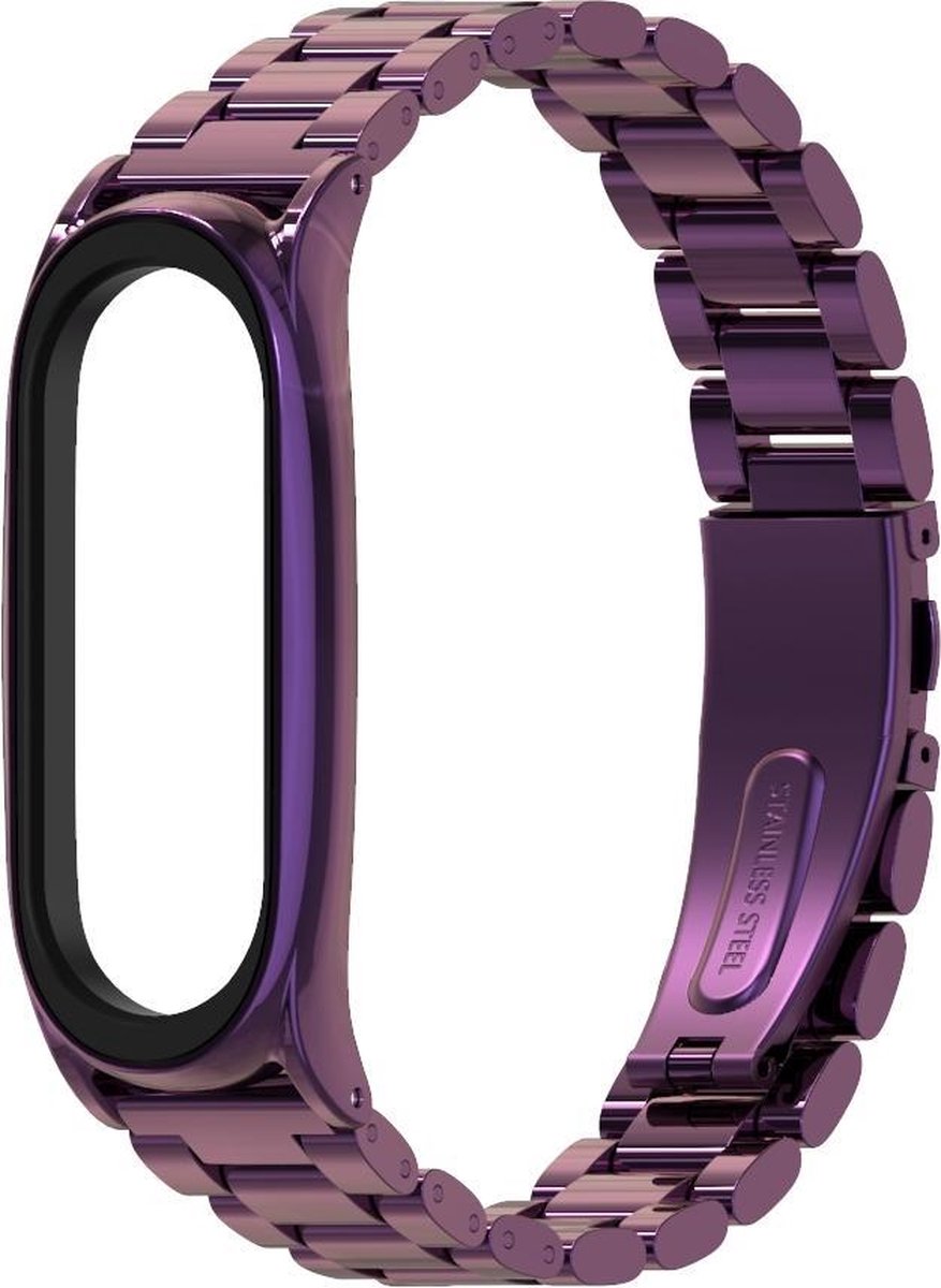 By Qubix Metalen schakelarmband voor Geschikt voor Xiaomi Mi