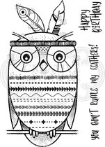 Stempel - Creative Expressions - Woodware - Clear stamp set - Bo-hoot!Stempel - Creative Expressions - Woodware - Clear stamp set - Bo-hoot!