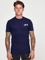 JORCUSTOM HorsePower Slim Fit T-Shirt - Navy - Volwassenen - Maat L